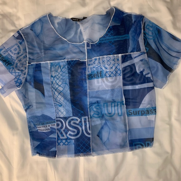 Mesh Crop Tee - Picture 2 of 2